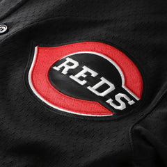 Ken Griffey Jr. Cincinnati Reds Mitchell & Ness Cooperstown Collection Mesh Batting Practice Button-Up Jersey discount