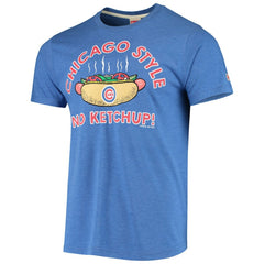 Chicago Cubs Hyperlocal Tri-Blend T-Shirt Lifestyle
