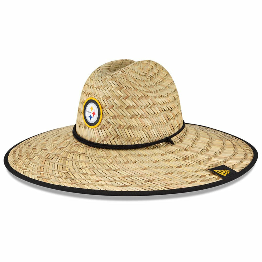 Pittsburgh Steelers New Era NFL Training Camp Straw Lifeguard Hat Natural - NFL