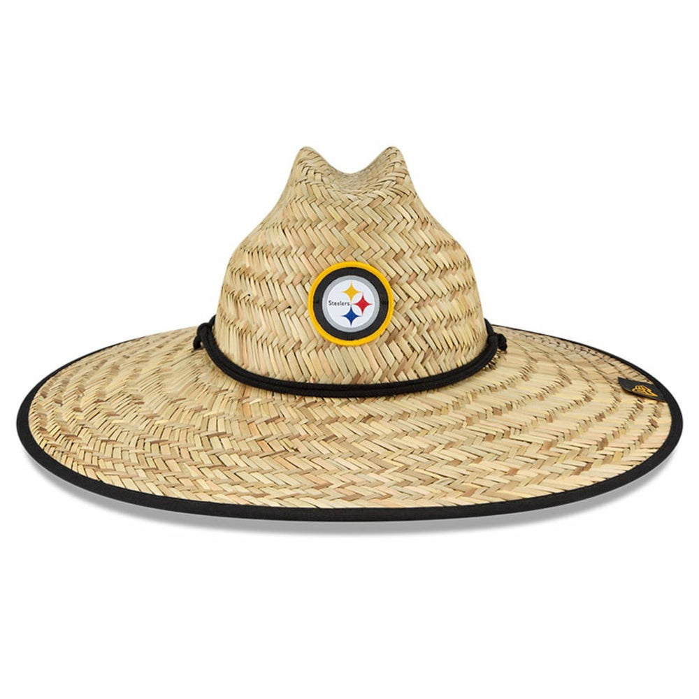Pittsburgh Steelers New Era NFL Training Camp Straw Lifeguard Hat Natural - NFL