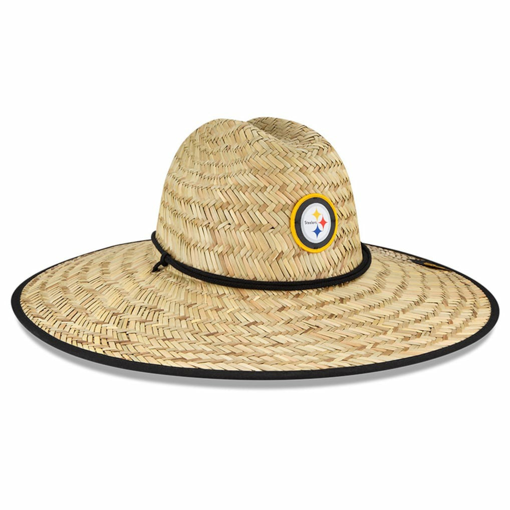 Pittsburgh Steelers New Era NFL Training Camp Straw Lifeguard Hat Natural - NFL