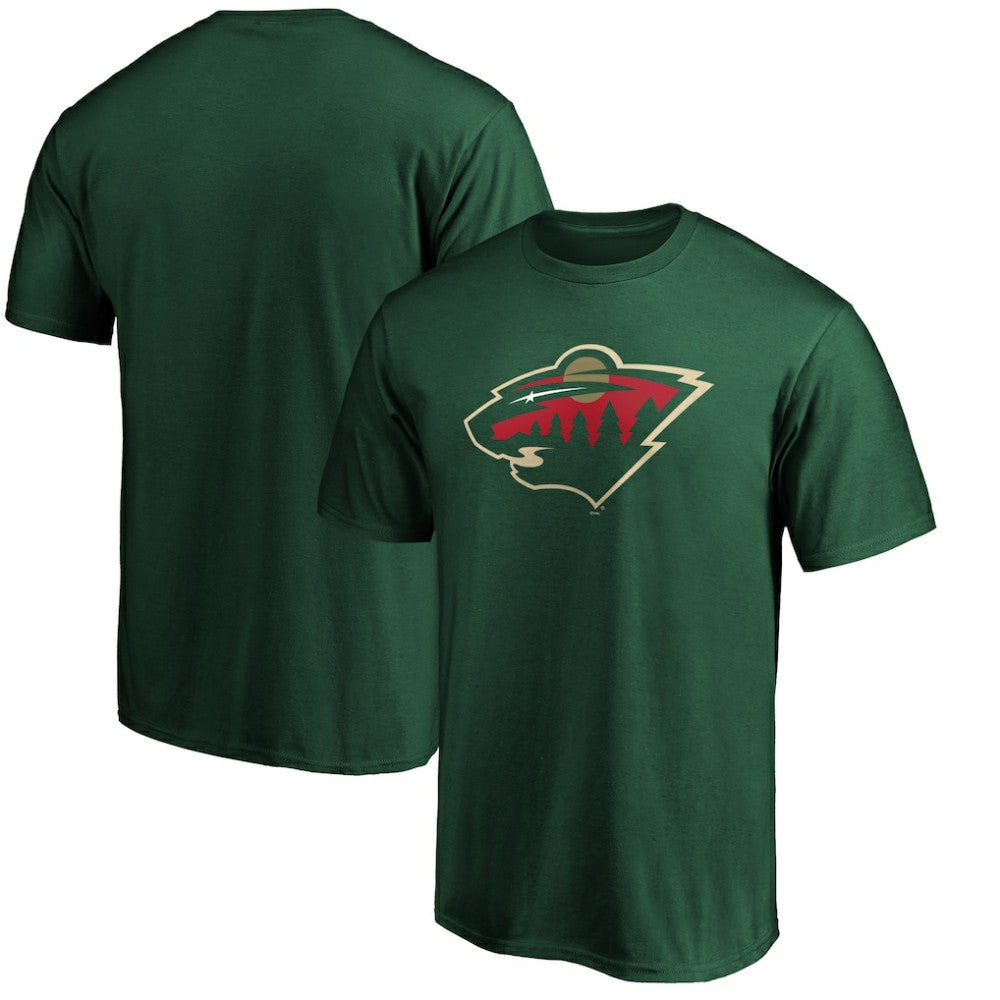 Minnesota Wild - Fanatics Team Primary Logo T-Shirt Green