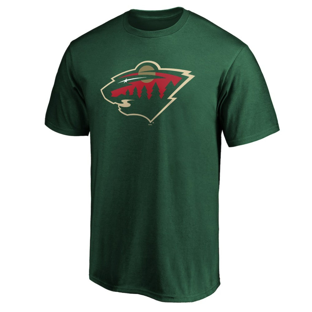 Minnesota Wild - Fanatics Team Primary Logo T-Shirt Green