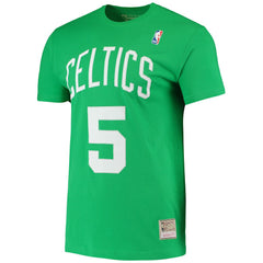 Mitchell & Ness - Kevin Garnett Boston Celtics Hardwood Classics Stitch Name & Number T-Shirt - Kelly Green