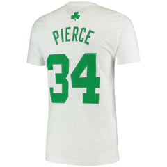 Mitchell & Ness - Paul Pierce Boston Celtics Hardwood Classics Stitch Name & Number T-Shirt - White