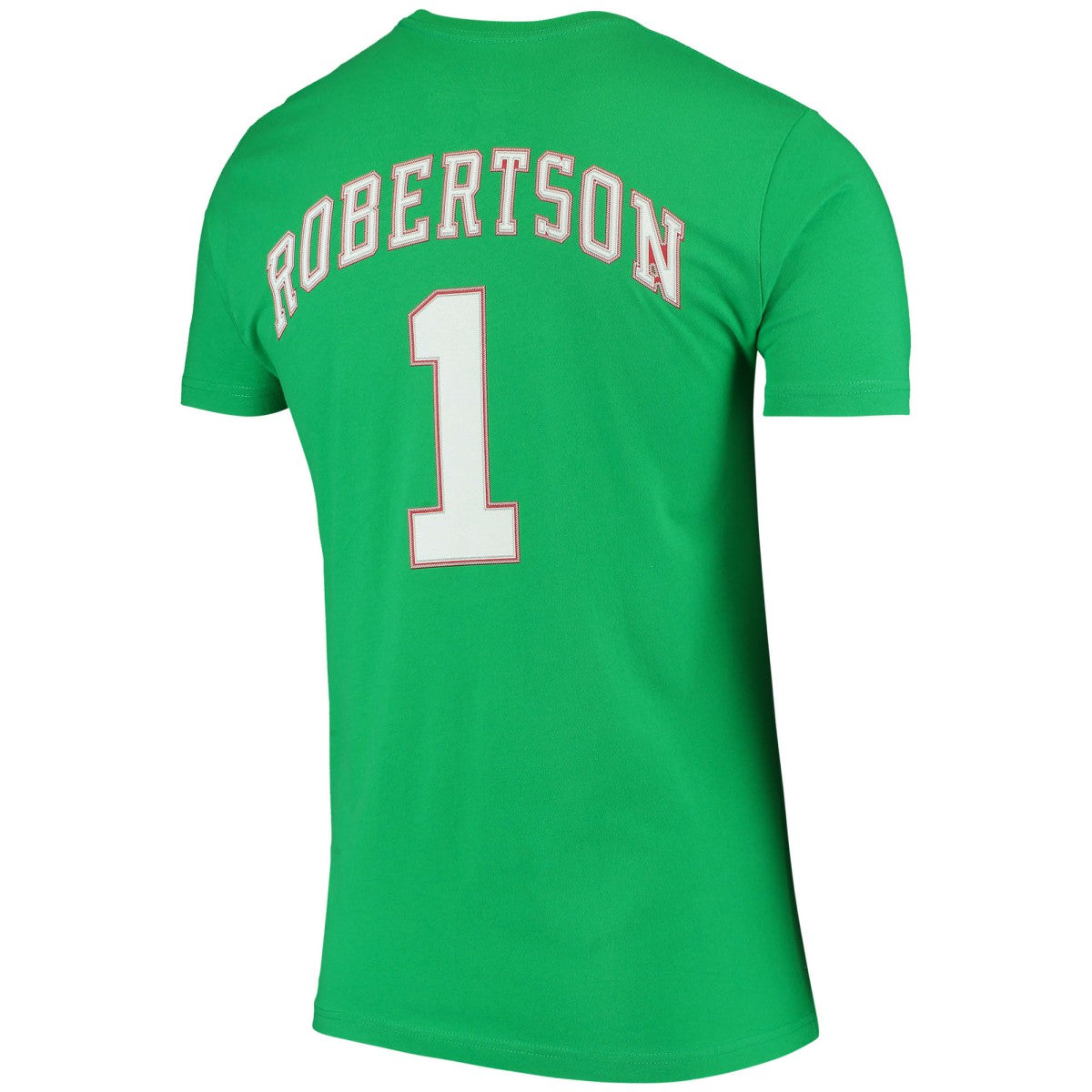Mitchell & Ness - Oscar Robertson Milwaukee Bucks Hardwood Classics Stitch Name & Number T-Shirt - Green