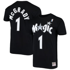 Mitchell & Ness - Tracy McGrady Orlando Magic Hardwood Classics Stitch Name & Number T-Shirt - Black