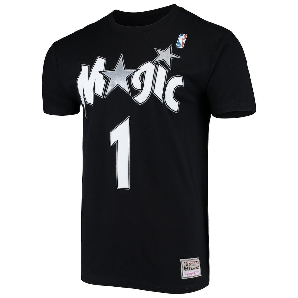 Mitchell & Ness - Tracy McGrady Orlando Magic Hardwood Classics Stitch Name & Number T-Shirt - Black