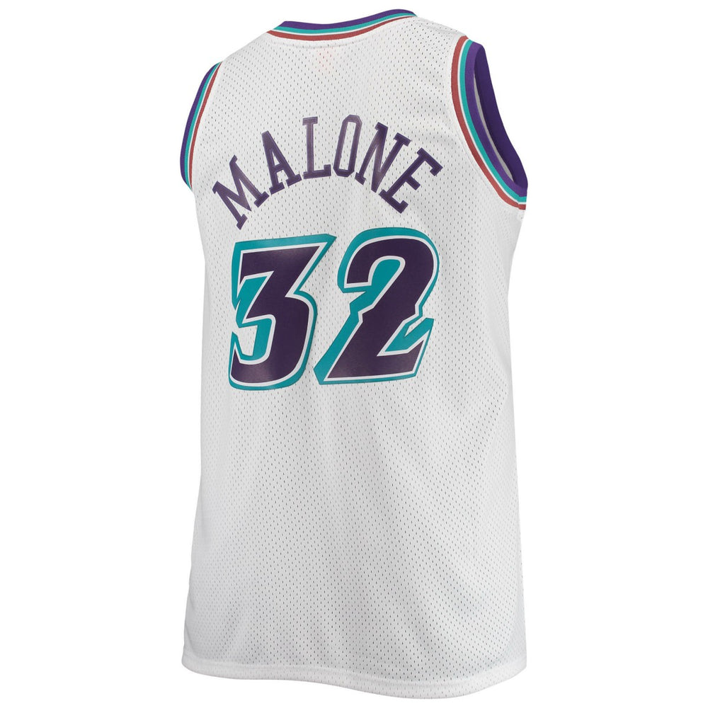 Mitchell & Ness - Karl Malone Utah Jazz 1996/97 Big & Tall Hardwood Classics Swingman Jersey - White