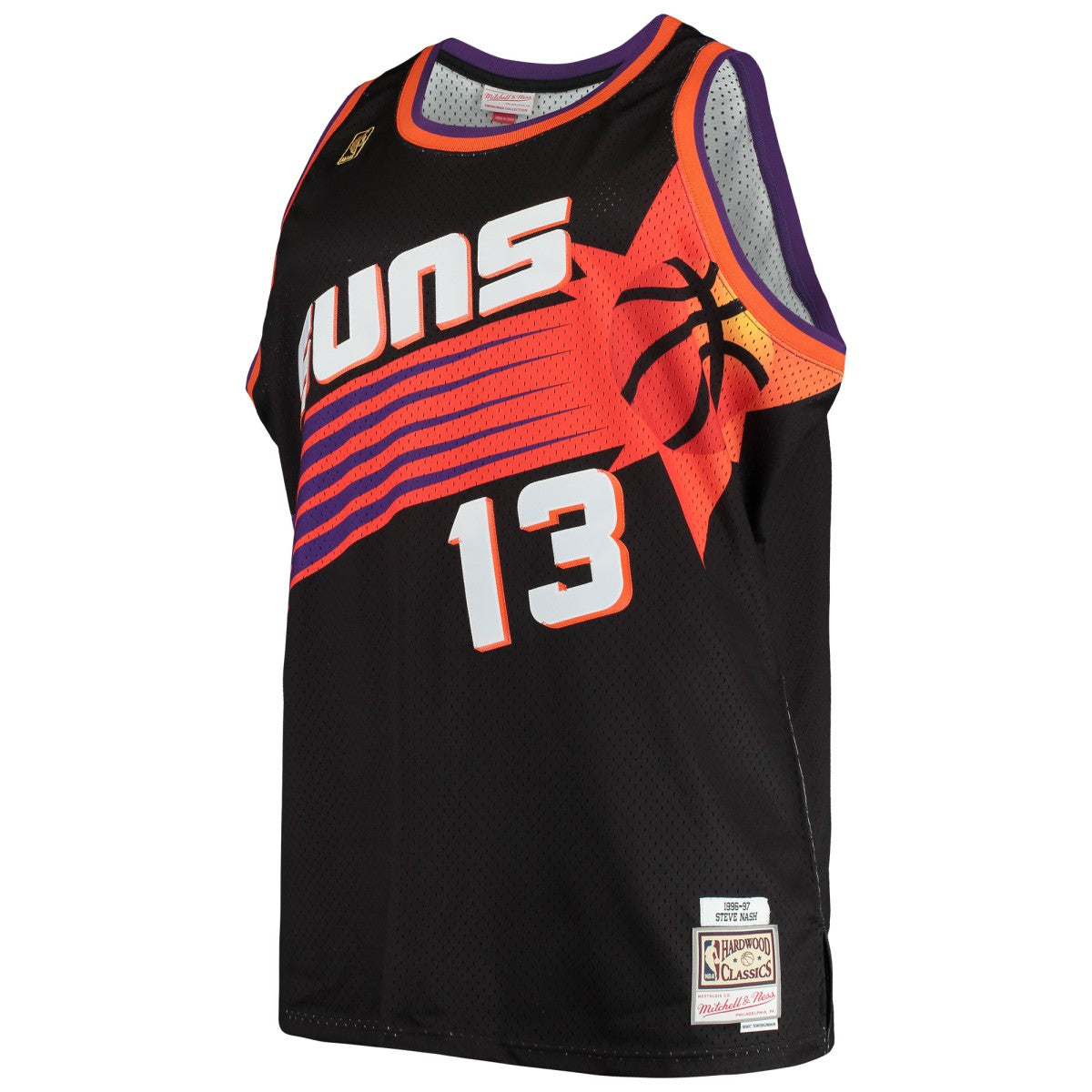 Mitchell & Ness - Steve Nash Phoenix Suns 1996/97 Big & Tall Hardwood Classics Swingman Jersey - Black