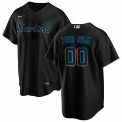 Miami Marlins Nike Alternate Replica Custom Jersey for sale