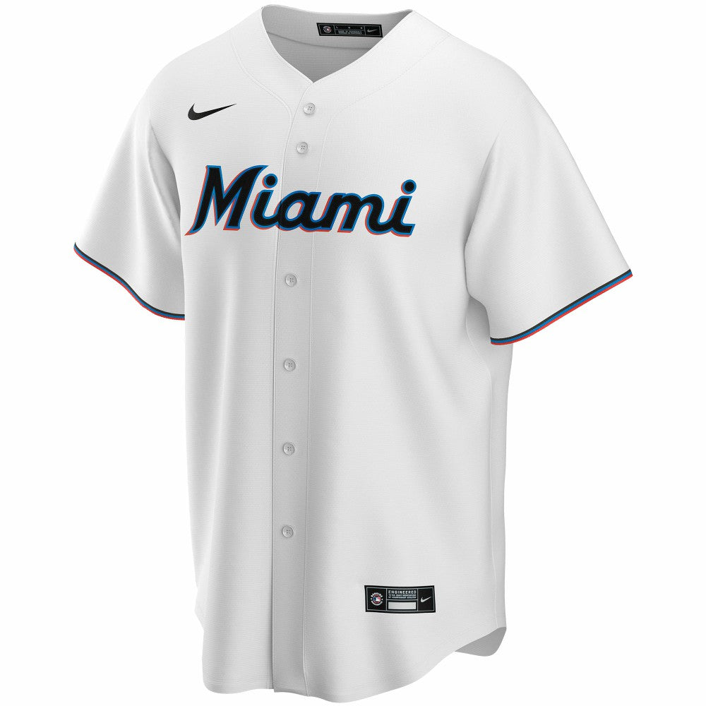 Miami Marlins Nike Home Replica Custom Jersey On Sale
