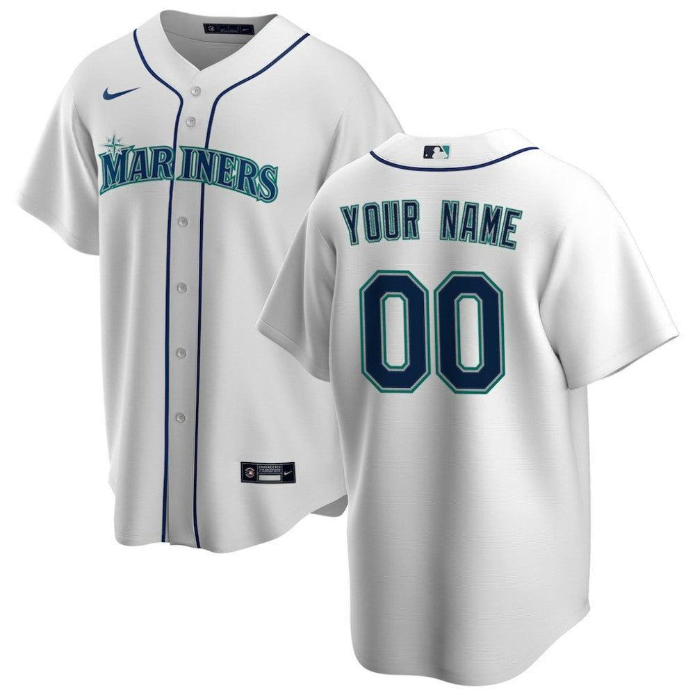 Seattle Mariners Nike Home Replica Custom Jersey Online