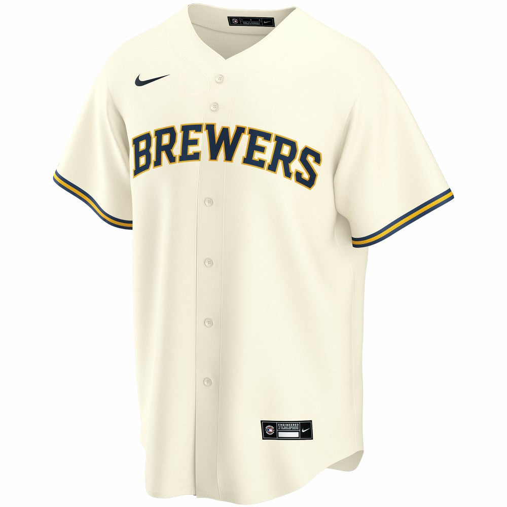 Milwaukee Brewers Nike Home Replica Custom Jersey Sale