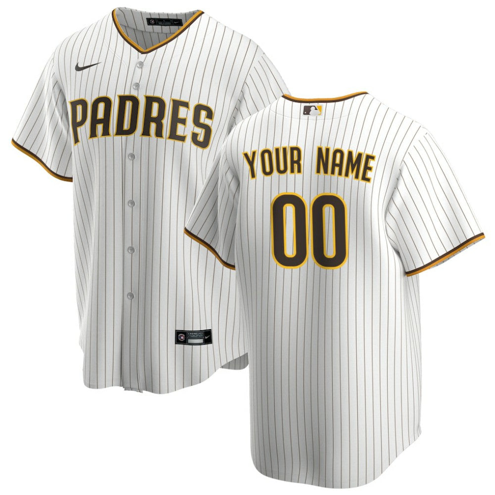 San Diego Padres Nike Home Replica Custom Jersey Online