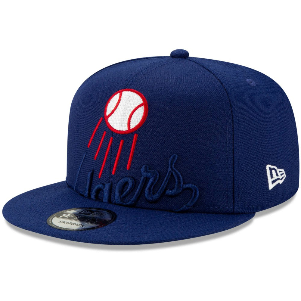 Los Angeles Dodgers New Era Logo Elements 9FIFTY Snapback Hat Lifestyle