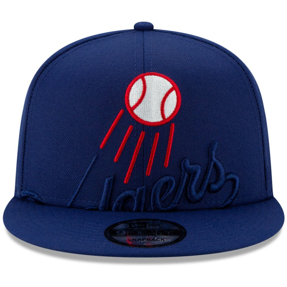 Los Angeles Dodgers New Era Logo Elements 9FIFTY Snapback Hat Lifestyle