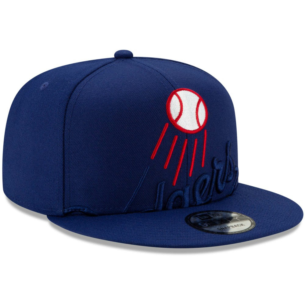 Los Angeles Dodgers New Era Logo Elements 9FIFTY Snapback Hat Lifestyle