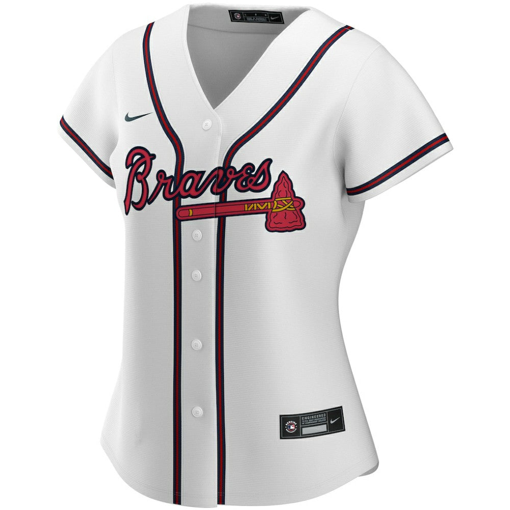 Atlanta Braves Nike Women's Home Replica Custom Jersey Clearance