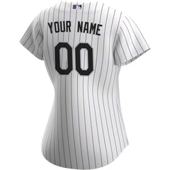 Colorado Rockies Nike Women's Home Replica Custom Jersey Lifestyle