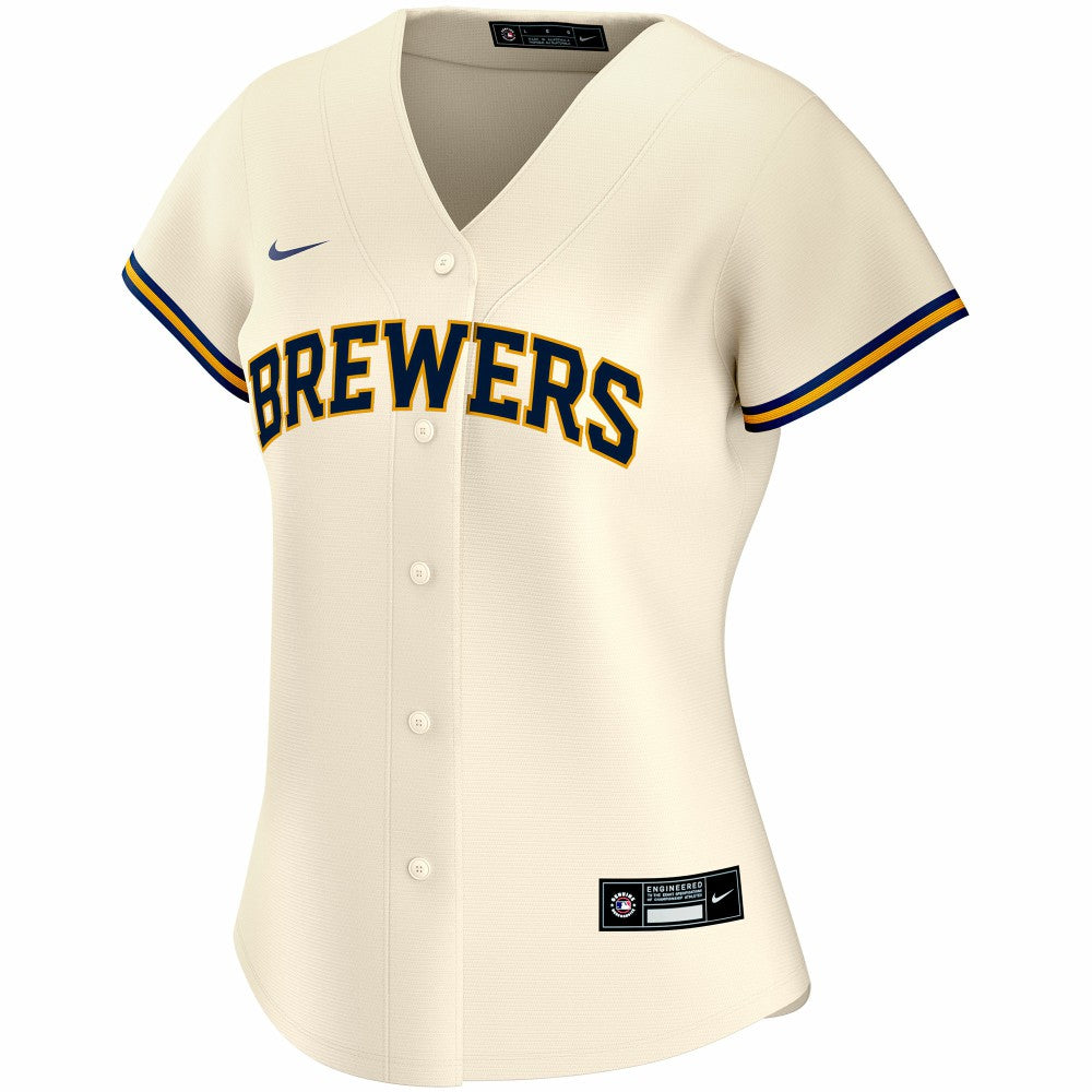 Milwaukee Brewers Nike Women's Home Replica Custom Jersey for sale