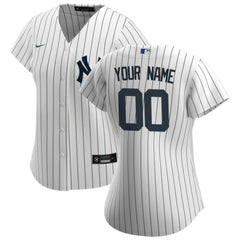 New York Yankees Nike Women's Home Replica Custom Jersey Online