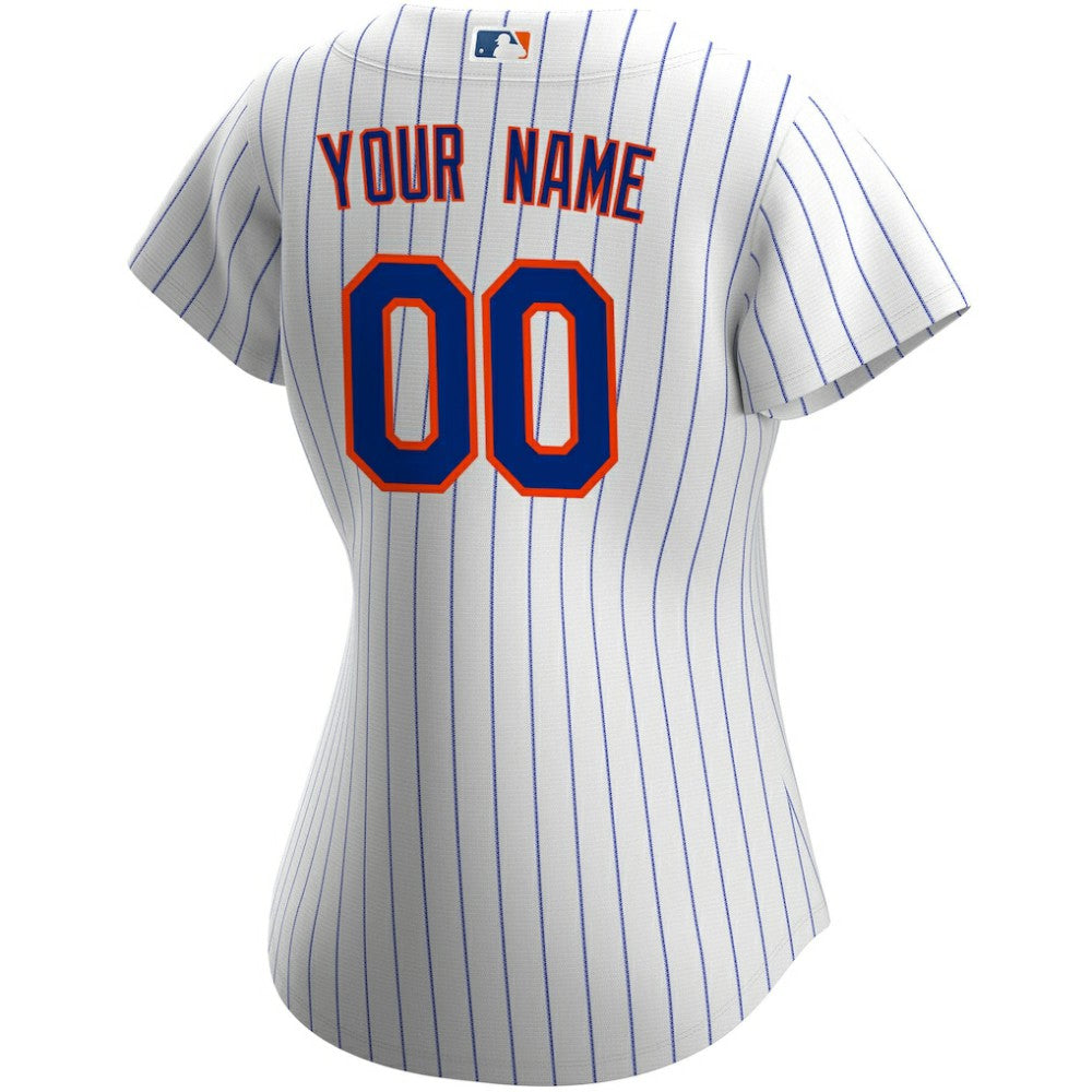 New York Mets Nike Women's Home Replica Custom Jersey - White | MLB Jerseys