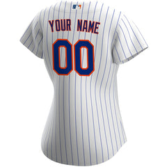 New York Mets Nike Women's Home Replica Custom Jersey Lifestyle