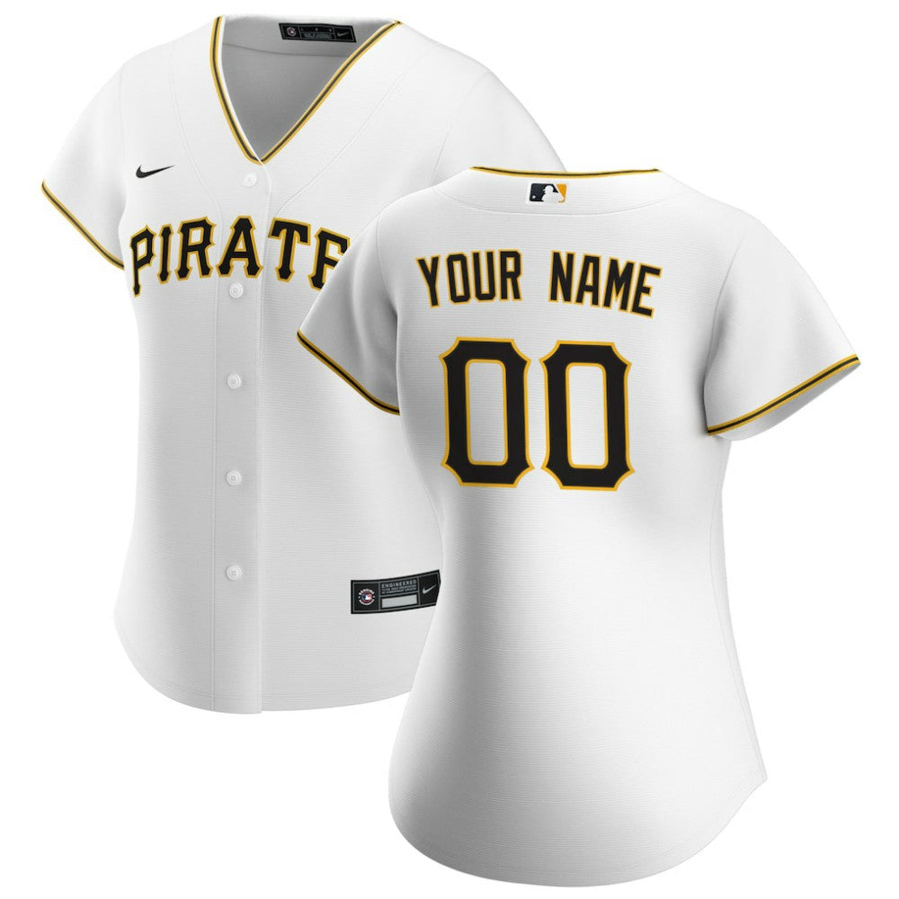 Pittsburgh Pirates Nike Women's Home Replica Custom Jersey Sale