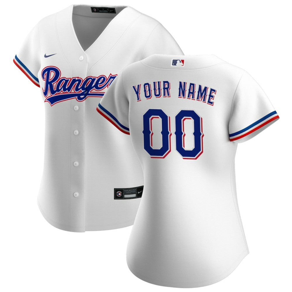 Texas Rangers Nike Women's Home Replica Custom Jersey discount