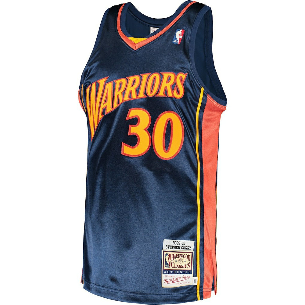 Mitchell & Ness - Stephen Curry Golden State Warriors 2009/10 Hardwood Classics Authentic Jersey - Navy