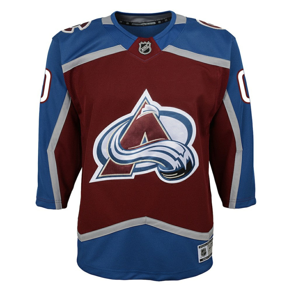 Colorado Avalanche - Youth Home Premier Custom Jersey Burgundy