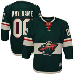 Minnesota Wild - Youth Home Premier Custom Jersey Green
