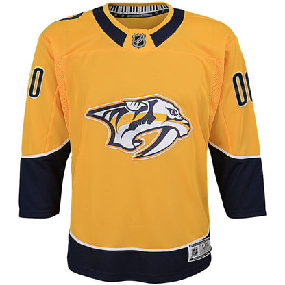 Nashville Predators Youth Home Premier Custom Jersey - Yellow | NHL Jerseys