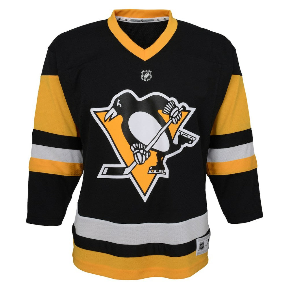 Pittsburgh Penguins Youth Home Premier Custom Jersey - Black | NHL Jerseys