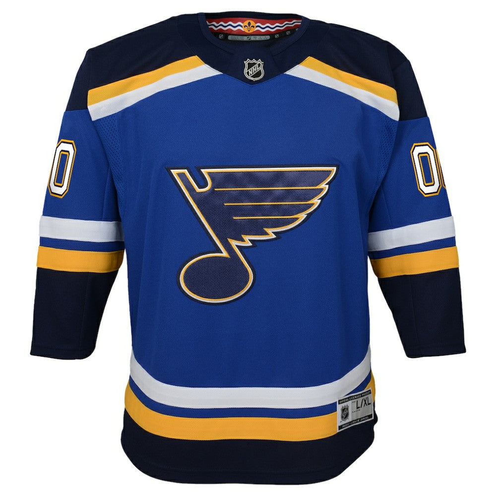 St. Louis Blues - Youth Home Premier Custom Jersey Blue