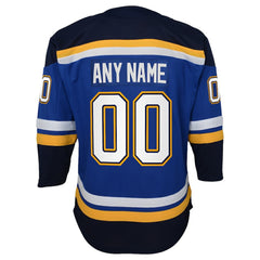 St. Louis Blues - Youth Home Premier Custom Jersey Blue