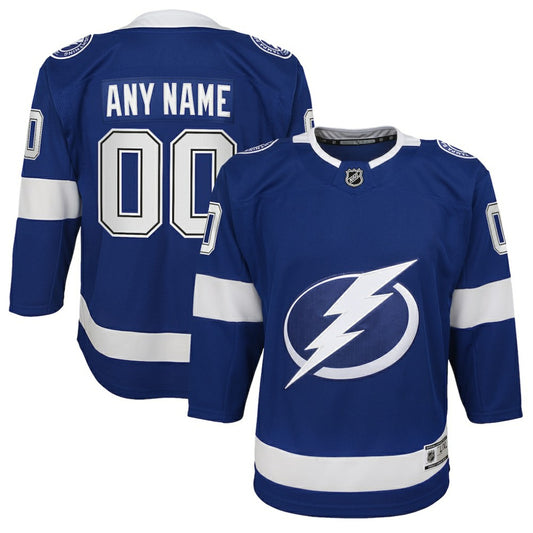 Tampa Bay Lightning Youth Home Custom Premier Jersey - Blue | NHL Jerseys