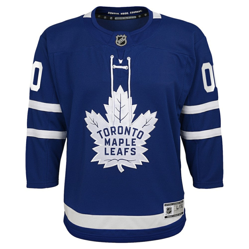 Toronto Maple Leafs Youth Home Premier Custom Jersey - Blue | NHL Jerseys