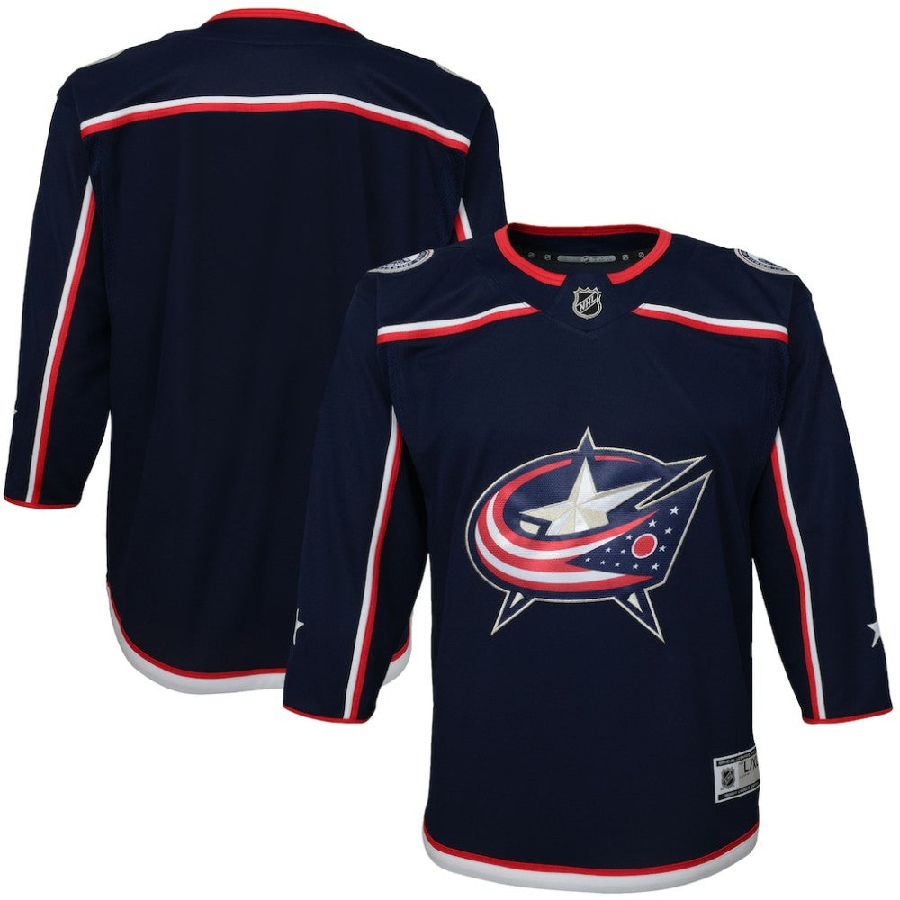 Columbus Blue Jackets - Youth Home Premier Jersey Navy