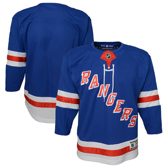 New York Rangers Youth Home Premier Jersey - Blue | NHL Jerseys
