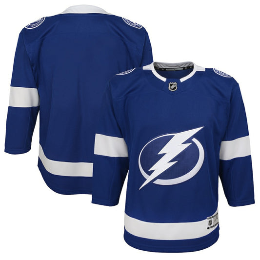 Tampa Bay Lightning Youth Home Blank Premier Jersey - Blue | NHL Jerseys