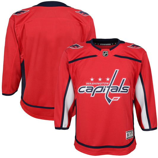 Washington Capitals Youth Home Blank Premier Jersey - Red | NHL Jerseys