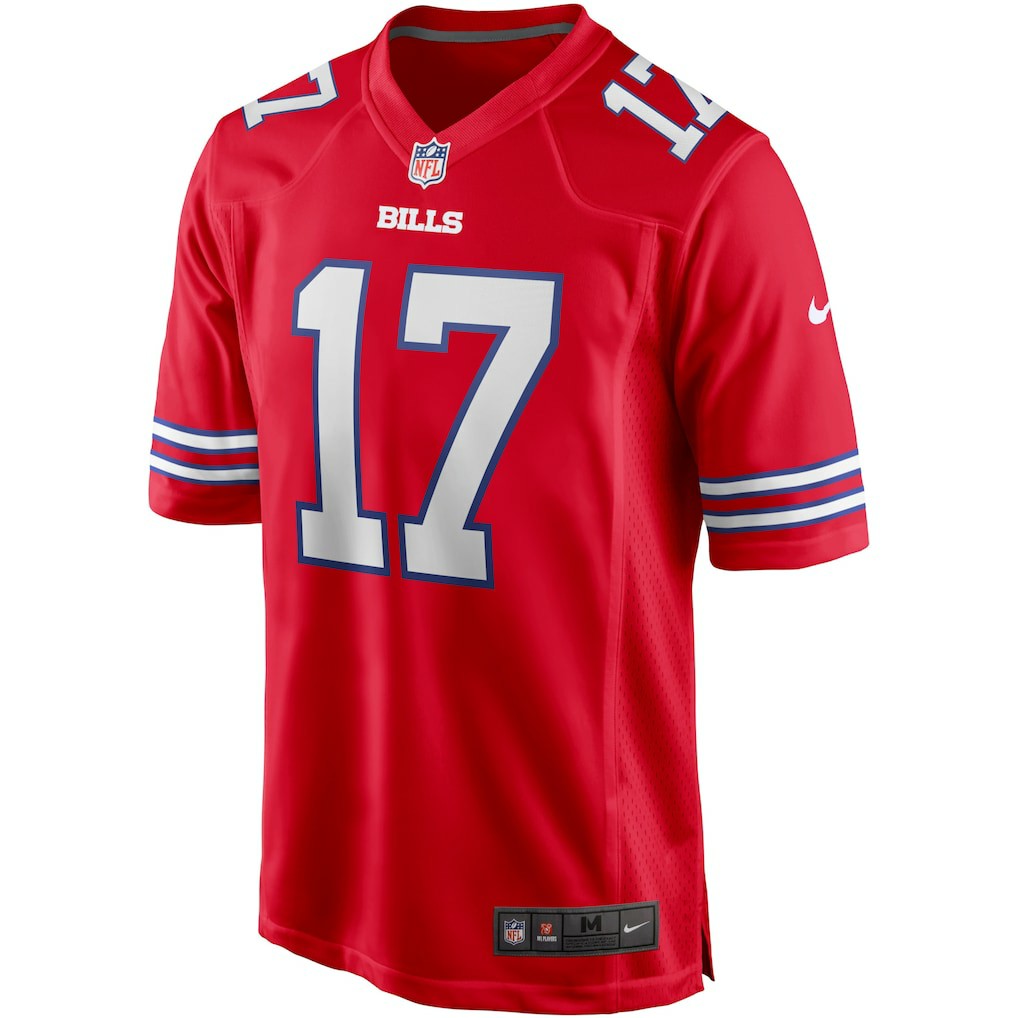 Josh Allen Buffalo Bills Alternate Game Player Jersey Red - Nike