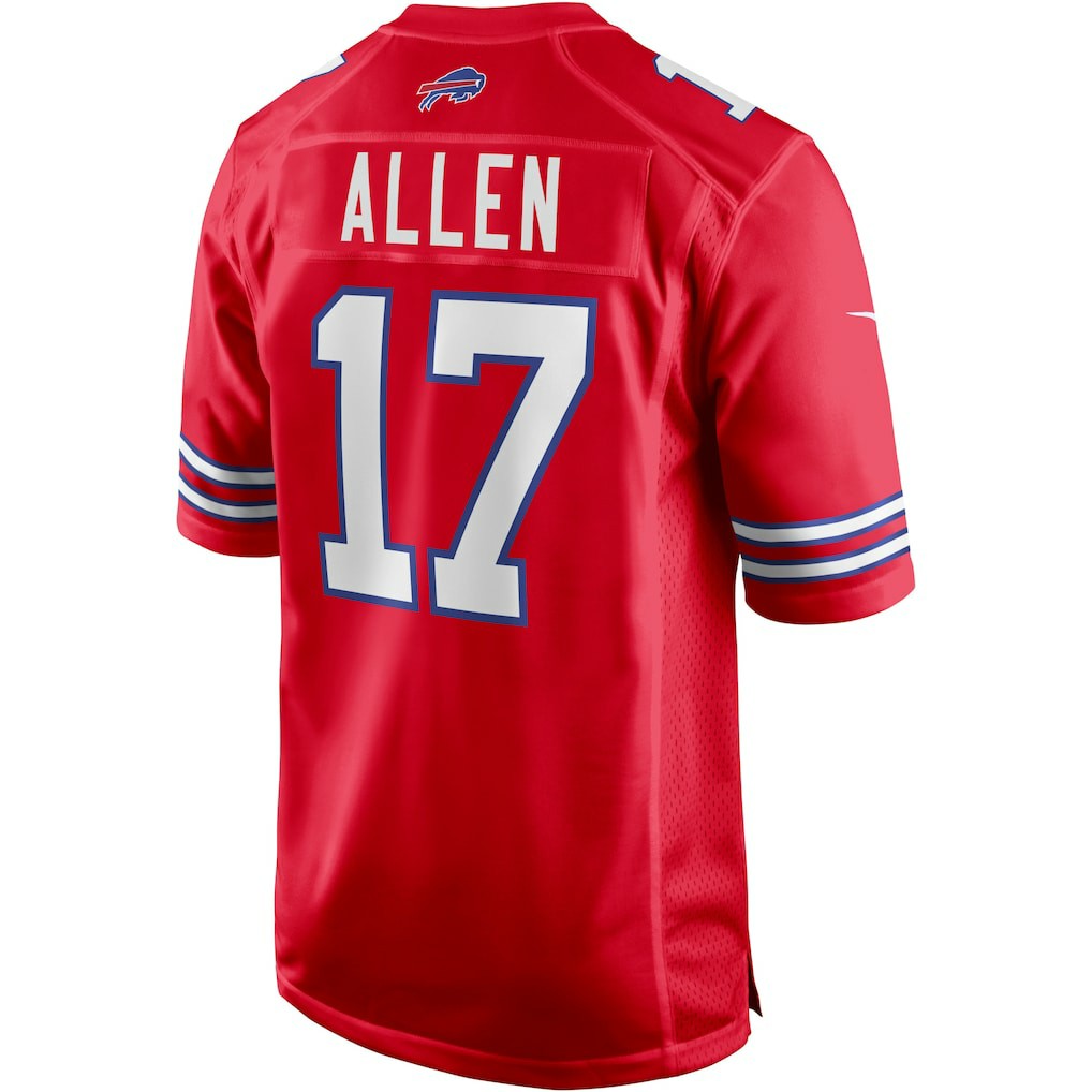 Josh Allen Buffalo Bills Alternate Game Player Jersey Red - Nike
