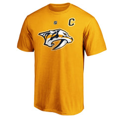 Roman Josi Nashville Predators - Fanatics Authentic Stack Player Name & Number T-Shirt Gold