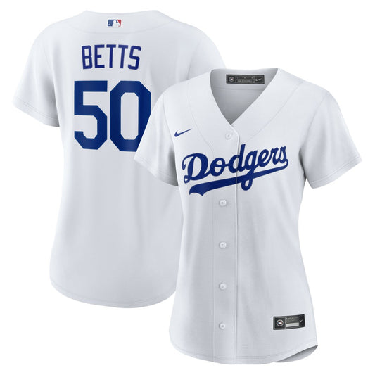 Mookie Betts Los Angeles Dodgers Nike Women's Home Replica Player Jersey - White | MLB Jerseys