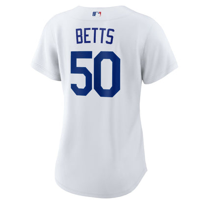 Mookie Betts Los Angeles Dodgers Nike Women's Home Replica Player Jersey - White | MLB Jerseys