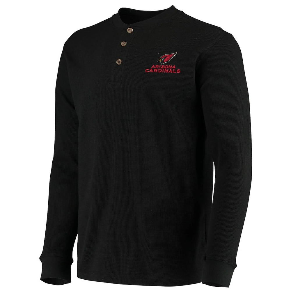 Arizona Cardinals Dunbrooke Logo Maverick Thermal Henley Long Sleeve T-Shirt Black - NFL