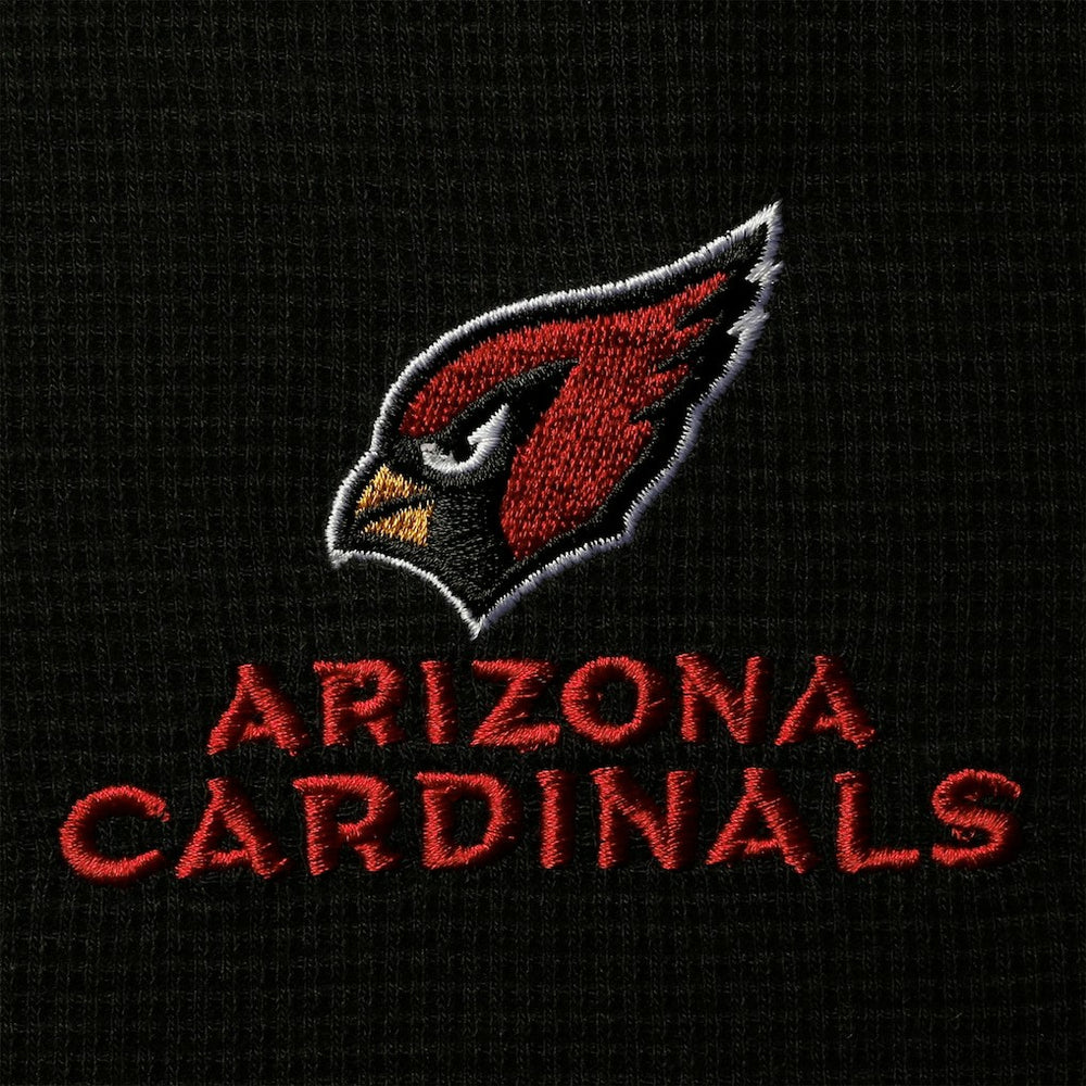 Arizona Cardinals Dunbrooke Logo Maverick Thermal Henley Long Sleeve T-Shirt Black - NFL